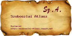 Szoboszlai Atlasz névjegykártya